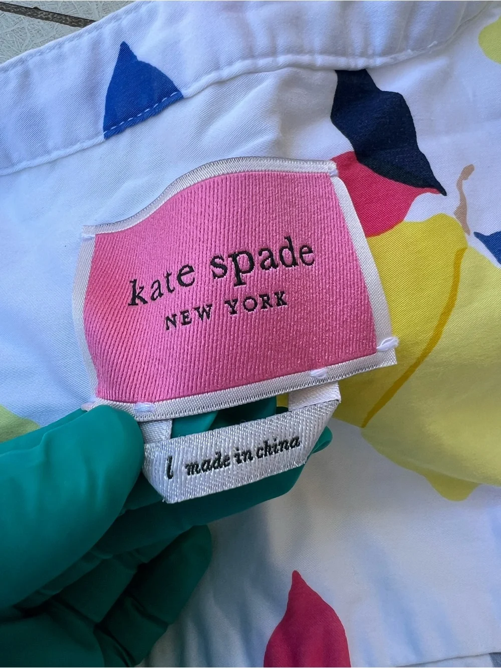 Kate Spade Lemon Zest Sleeveless Shirtdress Shirt Style Dress Women’s Size LARGE